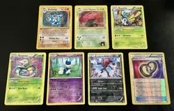 Pokemon Vintage 7 Foil/300 Card Lot Base Jungle Fossil Machamp 1999 Wizards - Image 1