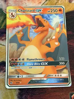 Charizard GX 9/68 Hidden Fates - Pokemon Card - NM - Image 1