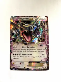 Pokemon Rayquaza EX XY69 Promo Holo Dragon 170 HP Basic Card - Image 1