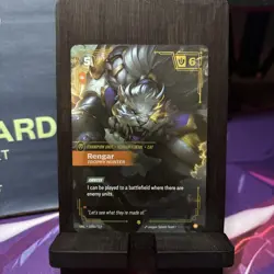 UNL 120a/219 Rengar - Trophy Hunter Alt Art Unleashed Riftbound English Card - Image 2