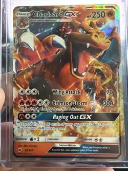 Pokemon TCG Charizard GX Ultra Rare Holo 20/147 SM-Burning Shadows 250 HP Card - Image 1