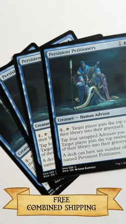 4x Persistent Petitioners Ravnica Allegiance Regular - Image 1