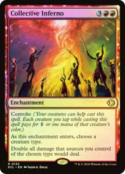 Magic The Gathering MTG COLLECTIVE INFERNO FOIL Lorwyn Eclipsed NM Near Mint - Image 1