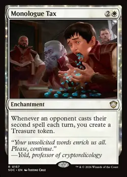 Monologue Tax - #157 - CMR: Secrets of Strixhaven - NM MTG - Image 1