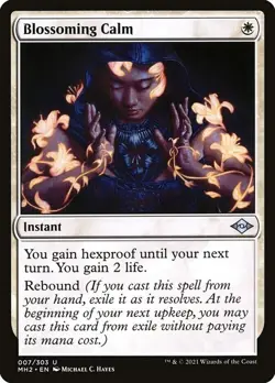 BLOSSOMING CALM X 4 N/M MODERN HORIZONS 2 MAGIC THE GATHERING - Image 1