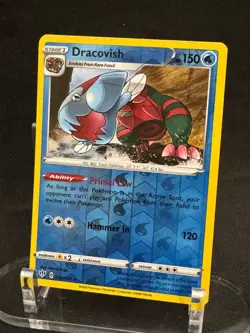 Dracovish 053/189 Holo Rare Darkness Ablaze Pokemon Reverse Holo Near Mint - Image 1