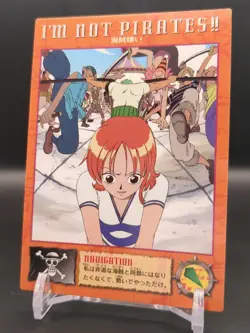 Nami Roronoa Zoro #50 One Piece Carddass Masters Card 2000 Bandai Japanese B1 - Image 1