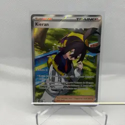 Pokemon Card TCG - Kieran 206 Full Art Ultra Rare Twilight Masquerade Near Mint - Image 1