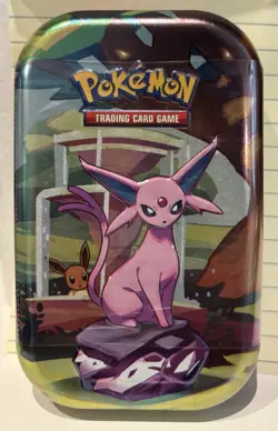 Pokemon Prismatic Evolutions SV8.5 Espeon Mini Tin Factory Sealed 🌟✨🌙💫 - Image 1