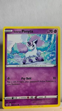 Galarian Ponyta [LP] - Pokemon TCG Sword & Shield Base 081/202 [Common] - Image 1