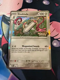 Pokemon TCG - Mega Evolution - Perfect Order - Doublade Pre Release Promo MEP067 - Image 2