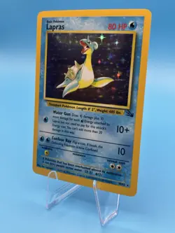 1999 Pokemon Fossil Lapras 10/62 WOTC Holo Rare English - Image 2