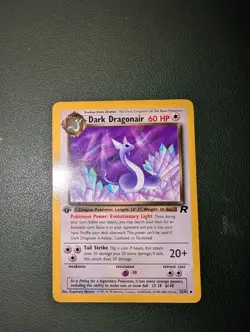 Pokemon 1st Edition Team Rocket Dark Dragonair 33/82 LP - Image 1