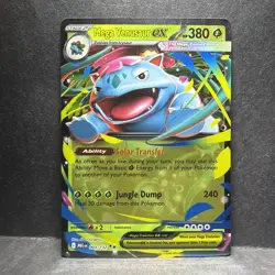 Mega Venusaur EX 003/132 Mega Evolution Holo Rare Pokemon TCG - Image 1