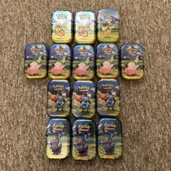 14x EMPTY Ascended Heroes Mini Tins - Pokemon Accessories - Image 1
