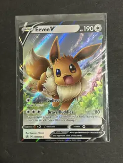 2020 Pokemon Eevee V SWSH065 V Powers Tin Promo Black Star Promo - Image 1