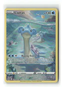 Pokemon TCG Crown Zenith Galarian Gallery #GG05/GG70 Lapras Ultra Rare - Image 1