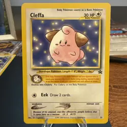 Wotc Pokemon TCG Cleffa 31 Black Star Promo #2 - Image 1
