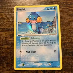🔥Mudkip 57/100 STAMPED Crystal Guardians Reverse Holo Pokemon 2006🔥 - Image 2