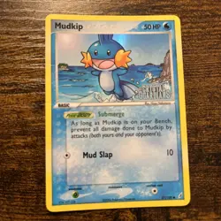 🔥Mudkip 57/100 STAMPED Crystal Guardians Reverse Holo Pokemon 2006🔥 - Image 3