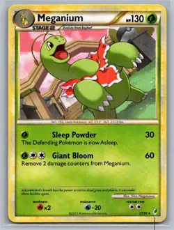 Meganium 27/95 Rare Call of Legends Pokemon Lightly Played - Image 1