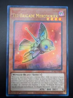 Tri-Brigade Mercourier - SDAZ-EN001 1st Edition LP YU-GI-OH MISPRINT NAMESHIFT - Image 1
