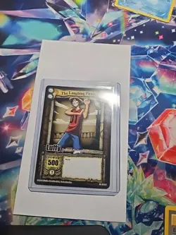Bandai One Piece CCG Card Luffy The Laughing Pirate Reg Grand Line Vintage 2006 - Image 1