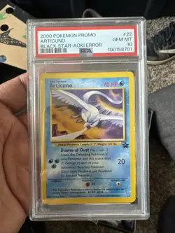 Pokemon TCG Articuno Black Star Promo Card 22 - Image 1