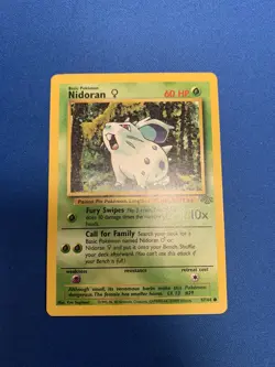 NIDORAN - Jungle Set - 57/64 - Common - Pokemon Card - Unlimited Edition - LP-NM - Image 1