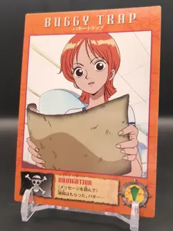 Nami #48 One Piece Carddass Masters Card 2000 Bandai Japanese TCG CCG JUMP B1 - Image 1