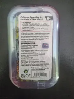 Pokemon TCG Scarlet & Violet Prismatic Evolutions Mini Tin - Flareon New Sealed - Image 2