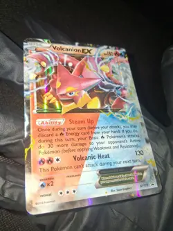 Volcanion EX XY173 Black Star Promo NM Holo Pokemon TCG XY Promo Card - Image 1