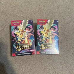2x Pokemon Mega Evolution ASCENDED HEROES BOOSTER BUNDLE BOX IN HAND SHIPS ASAP - Image 1