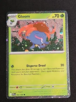 Gloom - Swirl🌀(Cosmos Holo)🌀 Phantasmal Flames 002/094 Promo Pokemon TCG NM - Image 2