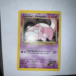 Sabrina's Slowpoke 95/132 Gym Heroes Pokemon TCG NM - Image 1