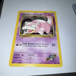Sabrina's Slowpoke 95/132 Gym Heroes Pokemon TCG NM - Image 2