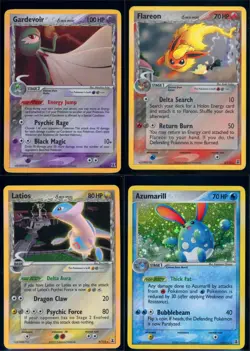 Pokemon EX DELTA SPECIES - Gardevoir Flareon Latios Azumarill - Holo - ENG - LP - Image 1