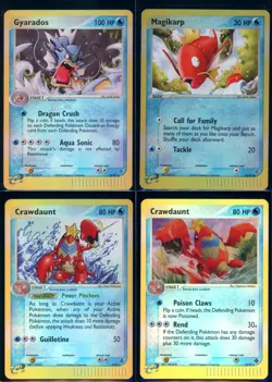 Pokemon EX DRAGON - Gyarados Magikarp Crawdaunt - Reverse Holo - ENG - Near Mint - Image 1