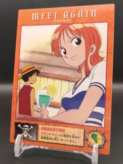 Nami Monkey D. Luffy #47 One Piece Carddass Masters Card 2000 Bandai Japanese B1 - Image 3