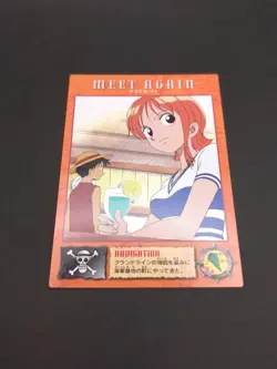 Nami Monkey D. Luffy #47 One Piece Carddass Masters Card 2000 Bandai Japanese B1 - Image 5