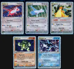 Pokemon EX DRAGON - 5 EX Cards - Ultra Rare Holo - ENG - Mixed Condition - Image 1