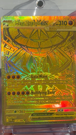 Perfect Order Pokemon Mega Zygarde ex Gold Hyper Rare 124/088 - Image 2