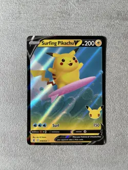 Pokemon Surfing & Flying Pikachu V & Vmax Celebrations 005/025 4 Card Set - Image 2
