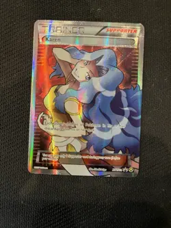 Karen - XY177a - Pokemon XY Promo Ultra Rare Card - Image 1