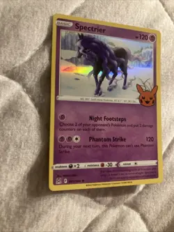 Spectrier 081/196 Halloween 2023 Trick or Trade Holo Rare Pokemon Card - Image 2