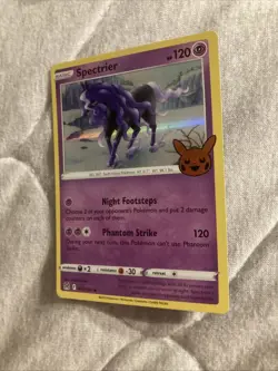 Spectrier 081/196 Halloween 2023 Trick or Trade Holo Rare Pokemon Card - Image 3