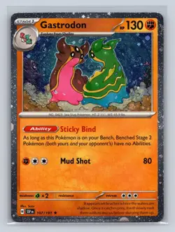 Gastrodon (Cosmos Holo) 107/191 Rare Surging Sparks Pokemon NM - Image 1