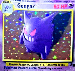 Pokemon Gengar 5/62 Fossil Holo Rare Unlimited Stage 2 80 HP English Card - Image 4
