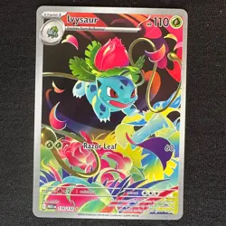 Ivysaur 134/132 Illustration Rare Mega Evolution Pokemon Near Mint - Image 1