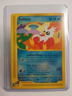 Delibird 49/144 Skyridge Common Vintage Pokemon TCG E-reader card - Image 1